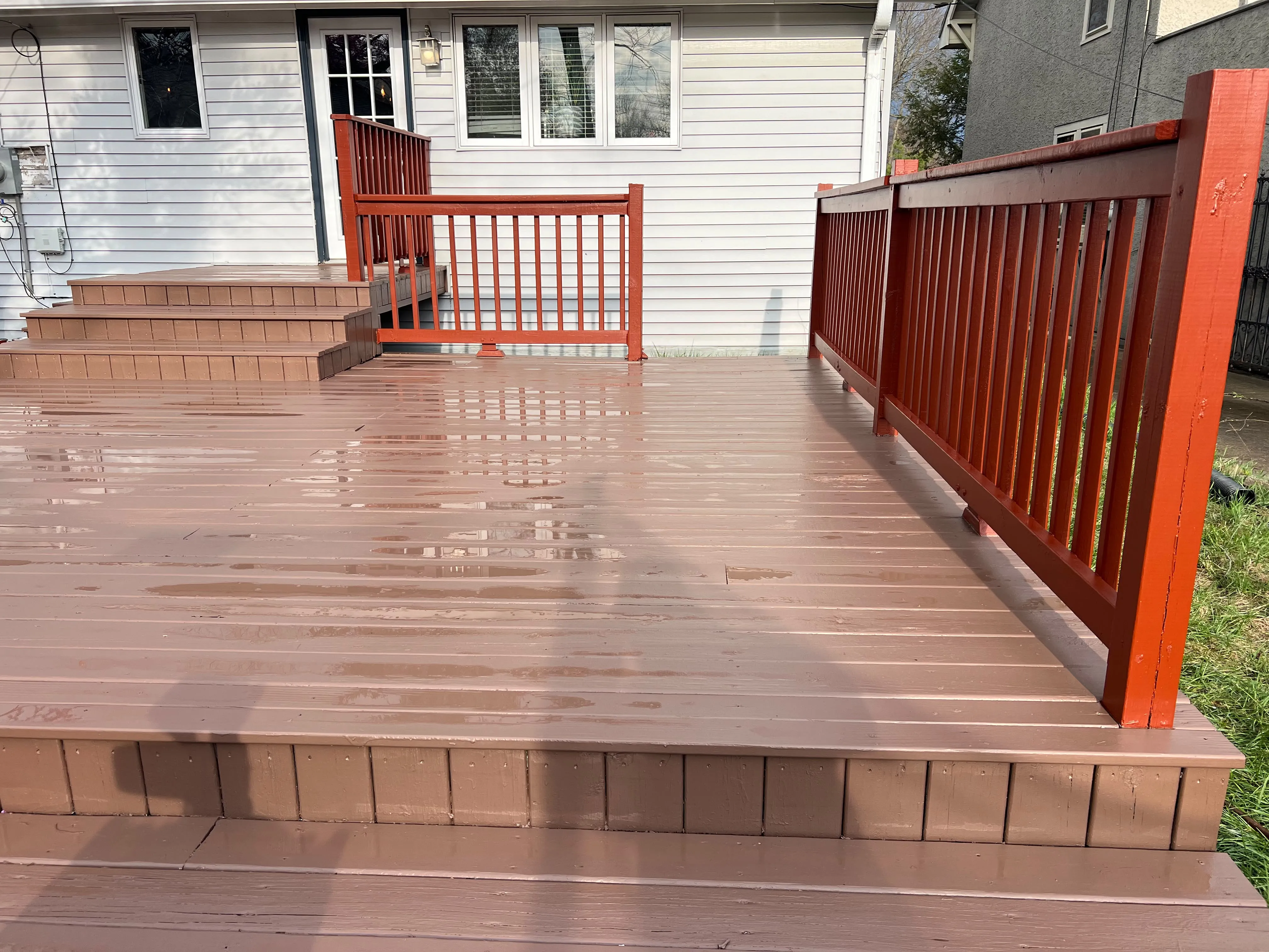 Landscaping work